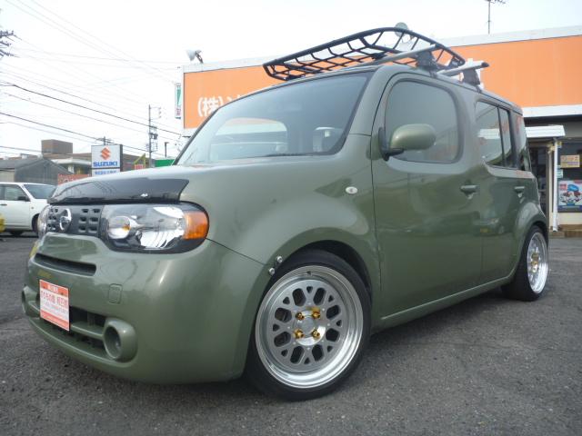 nissan cube 15s 2010 green 149,435 km details japanese