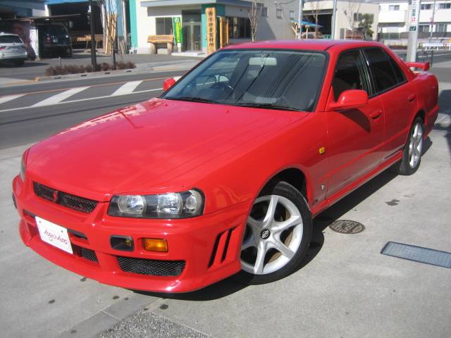 Red Nissan Skyline
