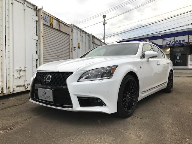 LS460 Fスポーツ 赤革 ワンオーナー ローダウン(1枚目)