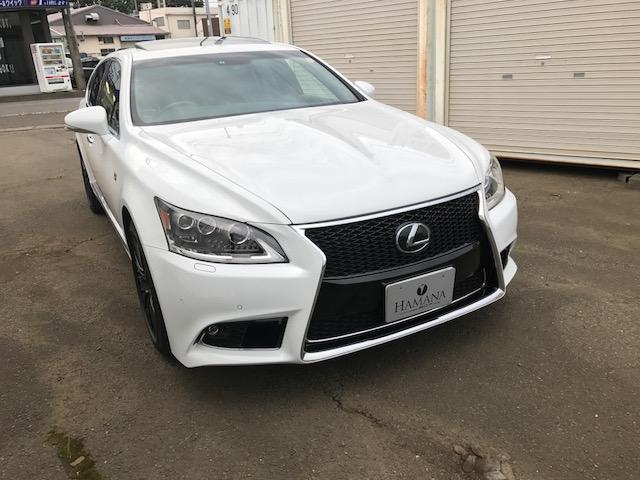 LS460 Fスポーツ 赤革 ワンオーナー ローダウン(2枚目)