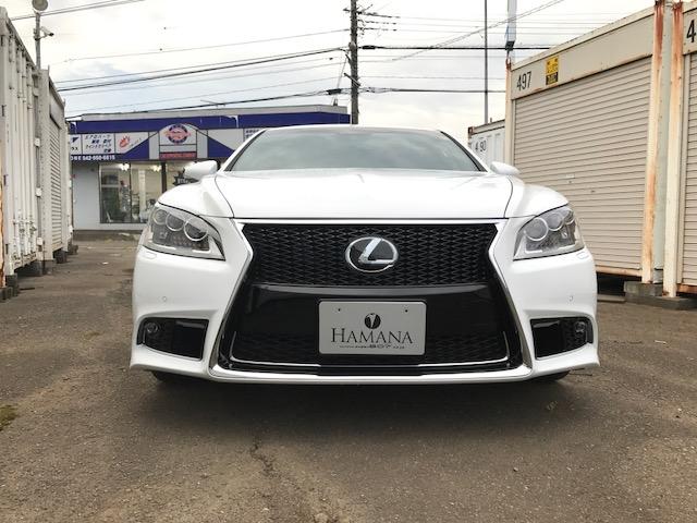 LS460 Fスポーツ 赤革 ワンオーナー ローダウン(3枚目)