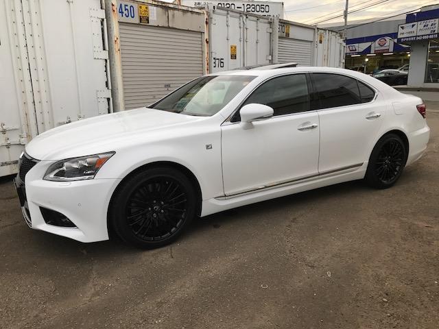 LS460 Fスポーツ 赤革 ワンオーナー ローダウン(4枚目)