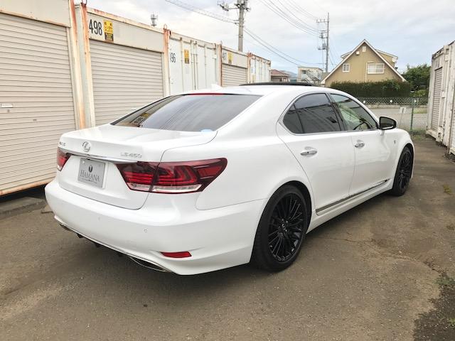 LS460 Fスポーツ 赤革 ワンオーナー ローダウン(7枚目)
