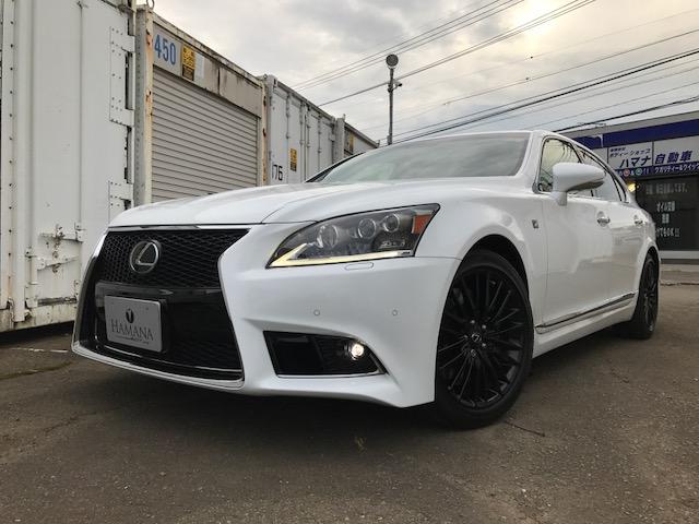 LS460 Fスポーツ 赤革 ワンオーナー ローダウン(17枚目)