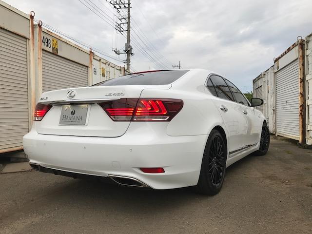 LS460 Fスポーツ 赤革 ワンオーナー ローダウン(18枚目)