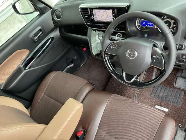 デイズルークス ６６０　ハイウェイスター　Ｇターボ　４ＷＤ　禁煙ワンオーナー赤／黒２トーン色　３６０°カメラ　踏み間違え防止　禁煙　ワンオーナー　４ＷＤ　ＬＥＤヘッド　スマートキー　ナビＴＶ　ＥＴＣ付き　記録簿あり　ＡＡＣ　パワステ　Ｗエアバック　メモリーナビ　エアバッグ　バックカメラ　ＡＢＳ（6枚目）