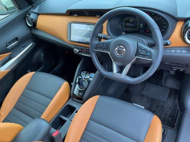 キックス Ｘ　ツートーンインテリアエディション　エマージェンシーＢ　セキュリティ　アラウンドモニター　Ｒカメラ　ＬＥＤ　ワンオーナ　禁煙　エアコン　ドラレコ　スマートキー　記録簿　ＥＴＣ　メモリーナビ　サイドエアバック　ＡＷ　キーレス　寒冷地仕様（7枚目）