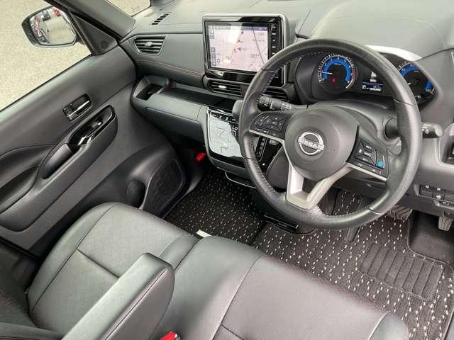 ルークス ６６０　ハイウェイスターＧターボ　プロパイロット　エディション　当社展示試乗車　両側パワードア　アラウンドビュ　プリクラッシュセーフティー　メモリナビ　アダプティブクルコン　レーンキープ　展示試乗車ＵＰ　禁煙　インテリキ－　ＥＴＣ　ＬＥＤヘッドライト　アイドリングストップ　ＡＣ（4枚目）