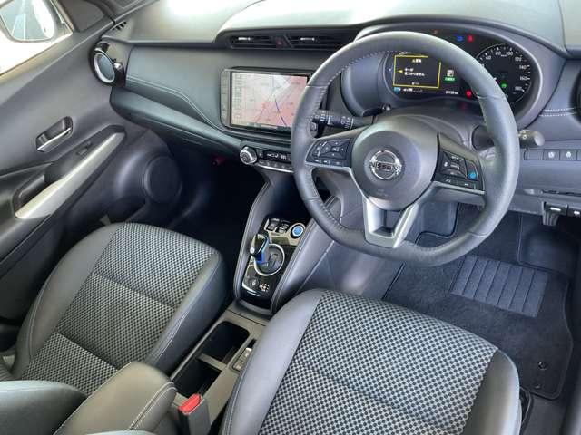キックス １．２　Ｘ　（ｅ－ＰＯＷＥＲ）　禁煙ワンオーナー寒冷地　ナビ＆ＴＶ　寒冷地仕様　ワンオ－ナ－車　追従クルコン　スマートキー　ＬＥＤヘッド　レーンアシスト　パワーステアリング　禁煙車　盗難防止システム　ドライブレコーダー　ＥＴＣ　整備記録簿有　メモリーナビ（6枚目）