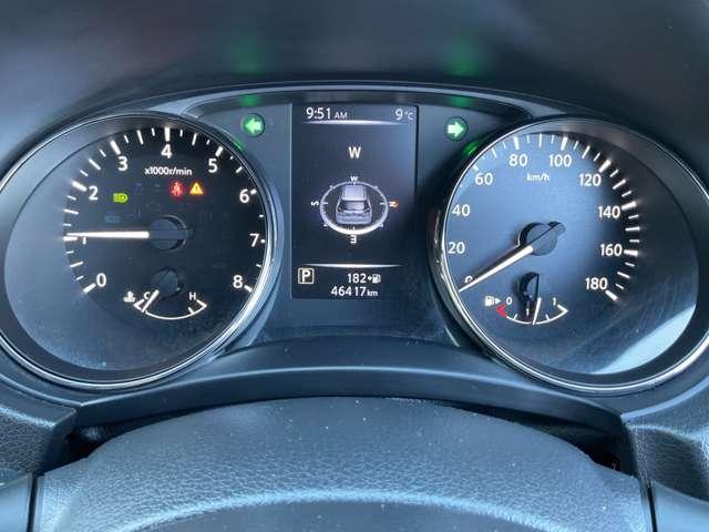 エクストレイル ２．０　２０Ｘｉ　Ｖセレクション　２列車　４ＷＤ　禁煙ワンオーナー　踏み間違い防止　盗難防止　全周囲モニター　オールモード４ＷＤ　ＬＥＤヘッドライト　ＬＤＰ　ｉストップ　レーダークルーズ　ＥＴＣ　禁煙車　１オナ　アルミ　メモリーナビ　スマートキー　バックモニター（3枚目）