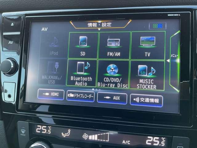 エクストレイル 2.0 20Xi 2列車 4WD 禁煙ワンオーナーデカナビ 全周囲カメラ セキュリティ リアカメラ ワンオナ 追従クルーズ LED ドライブレコーダ 禁煙車 インテリジェントキー LDW サイドカメラ ETC Aストップ AAC ナビ&TV メモリーナビ キーフリー ABS(9枚目)