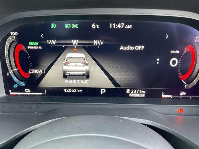 エクストレイル １．５　Ｇ　ｅ－４ＯＲＣＥ　４ＷＤ　禁煙ワンオーナーパノラマガラスルーフ　１オーナー　パークアシスト　禁煙　寒冷地仕様　ＬＥＤヘッドランプ　ナビＴＶ　スマートキー　レーダークルーズ　ＬＫＡ　キーフリー　ＥＴＣ　４ＷＤ　アルミホイール　メモリーナビ　記録簿　ドライブレコーダー（3枚目）