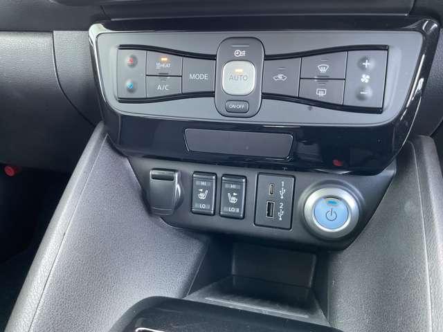 リーフ Ｘ　Ｖセレクション　当社試乗車代車社用車　レーダークルコン　３６０°カメラ　踏み間違い防止装置　ＬＥＤランプ　セキュリティ　ドライブレコーダー　禁煙　１オーナー　ＥＴＣ　インテリキー　レーンキープアシスト　サイドエアバッグ　パワーウィンドウ（6枚目）