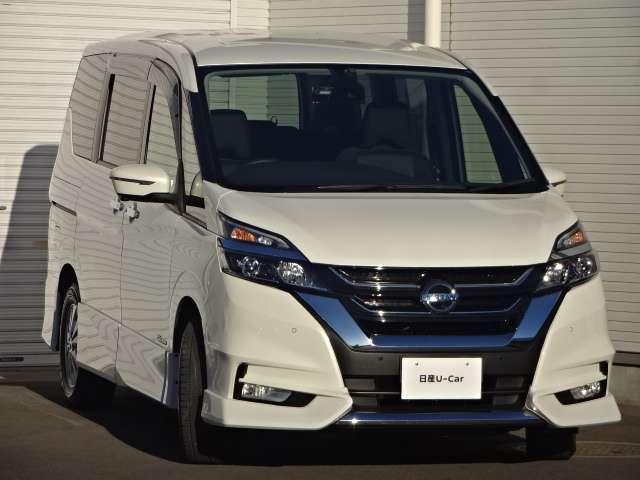 セレナ ハイウェイスター　Ｖセレクション　ＭＭ３１７Ｄ－Ｗメモリナビ　フルセグＴＶ　ＤＶＤ再生　録音・ＢＴオーディオ　ＡＵＸ・ＵＳＢ接続　シートヒーター　クルーズコントロール　アイドリングストップ　ＬＥＤヘッドランプ　オートライト　ＥＴＣ（3枚目）