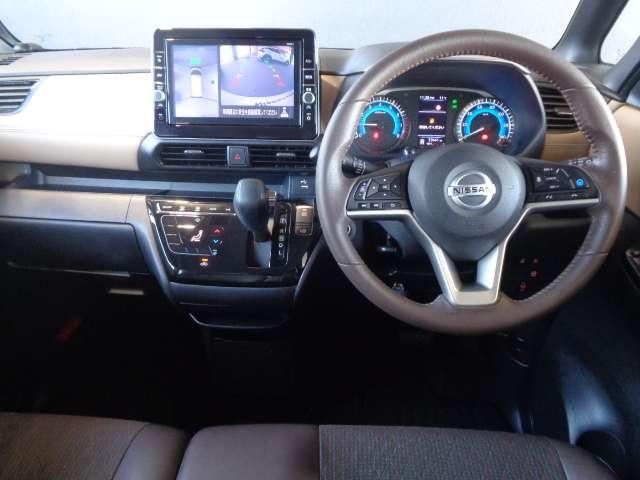 ルークス ６６０　ハイウェイスターＸ　プロパイロット　エディション　純正メモリーナビ　左右パワースライドドア　アイドリング　イモビ　パノラマモニター　助手席エアバッグ　衝突軽減ブレーキ　ＰＷ　ナビ＆ＴＶ　１セグ　ＬＥＤヘッドライト　ＬＤＷ　スマートキー　ＥＴＣ　ドライブレコーダー　ＰＳ（4枚目）