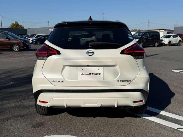 キックス １．２　Ｘ　（ｅ－ＰＯＷＥＲ）　社外メモリーナビゲーション／ＴＶ／アラウンド　ナビ＆ＴＶ　追従クルコン　スマートキー　ＬＥＤヘッド　レーンアシスト　パワーステアリング　禁煙車　盗難防止システム　ＥＴＣ　整備記録簿有　メモリーナビ　サイドエアバッグ　アルミ　ＡＡＣ　キーレス（5枚目）