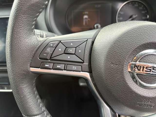 ステアリングスイッチ　手元でオーディオやメーター内の設定操作等を行えます！