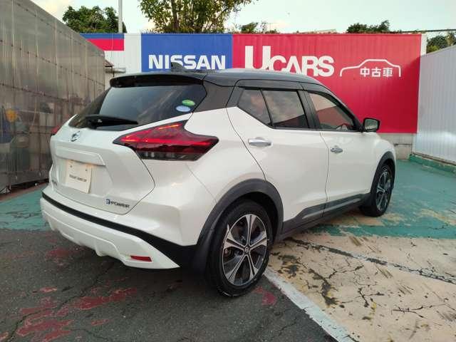 キックス Ｘ　１．２　Ｘ　（ｅ－ＰＯＷＥＲ）　前後ドラレコ　プロパイロット　ＥＴＣ　純正９インチナビ　全周囲カメラ　ステア＆シートヒーター　ＬＥＤヘッドライト＆フォグ　インテリルームミラー　電制パーキングブレーキ（2枚目）