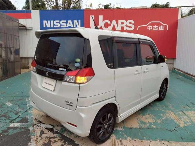 ソリオ ブラック&ホワイトII-DJE 限定 独自企画 特 価 販売 社外ナビ ETC オートエアコン 両側スライドドア(左側電動) シートヒーター HIDヘッドライト フォグランプ プッシュスタート 純正アルミホイール(2枚目)