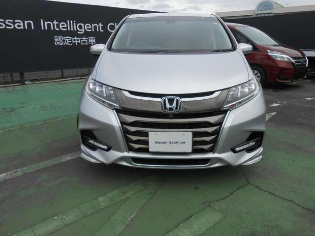 オデッセイハイブリッド ２．０　ハイブリッド　ホンダ　センシング　ＣＭＢＳ　ＥＴＣ　エアバッグ　Ｂカメラ　オートクルーズコントロール　レーンキープアシスト　スマートキー　ドラレコ　ワンオ－ナ－（2枚目）