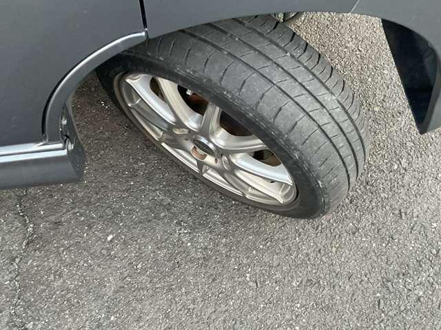 現在のタイヤホイールの状態です。