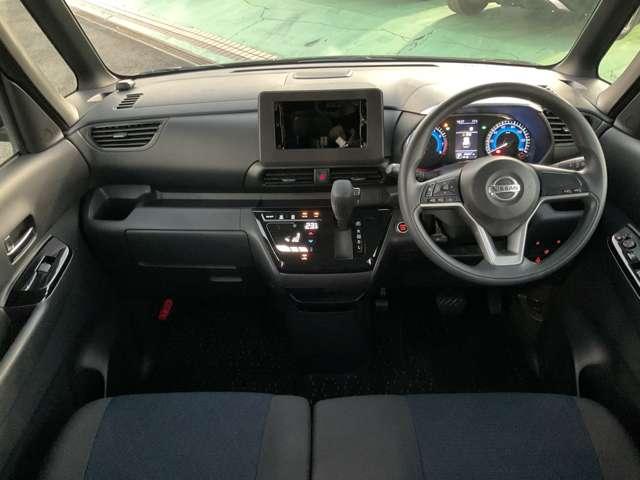 ルークス ６６０　ハイウェイスターＸ　片側オートスライドドア　アイスト　衝突被害軽減ブレ－キ　車線逸脱警報装置　ＬＥＤ　スマートキー　パワーウィンドウ　ワンオーナー　カーテンエアバック　バックカメラ　パワステ　オートエアコン　左右エアバッグ　盗難防止装置　ＡＢＳ（4枚目）