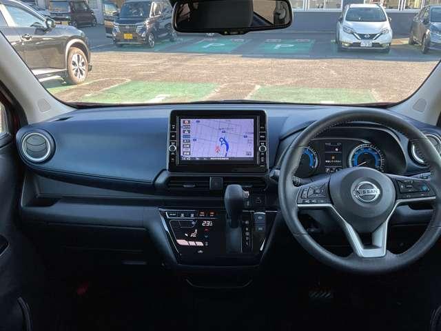 デイズ ６６０　ハイウェイスターＸ　プロパイロット　エディション　日産純正ナビ　ドライブレコーダー　ＥＴＣ　スマートキー＆プッシュスタート　ナビ　レーダークルーズ　ワンオ－ナ－　ＬＫＡＳ　パワーステアリング　点検記録簿　オートエアコン　メモリーナビゲーション　パワーウィンド　キーフリーシステム　ＡＢＳ（4枚目）