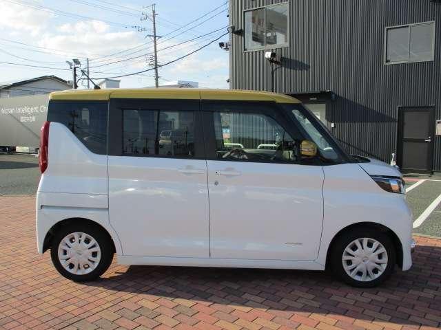 ルークス ６６０　Ｘ　社外品ナビＴＶ　ＥＴＣ　ドラレコ　アラモニ　前後衝突軽減ブレーキ　ワンオーナー車　ＥＴＣ　スマートキー　定期点検記録簿　キーフリー　ドライブレコーダー　ｉ－ｓｔｏｐ　フルオートエアコン　パワーウインドウ　ＬＥＤ　バックカメラ　ＡＢＳ（5枚目）