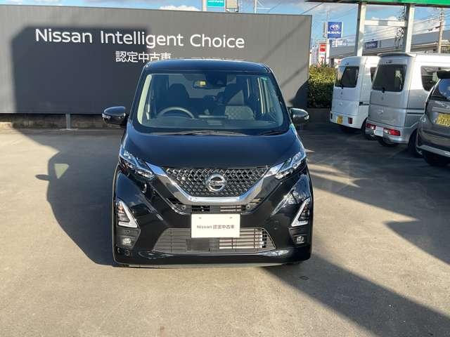 デイズ ６６０　ハイウェイスターＸ　被害軽減ブレーキ　ＬＥＤライト　全周囲カメラ　ブレーキサポート　全周囲カメラ　ＬＥＤ　１オーナー　インテリジェントキー　レーンキープ　アイドリングストップ　オートエアコン　デュアルエアバッグ　記録簿　アルミホイール　パワーステアリング　キーレス（3枚目）