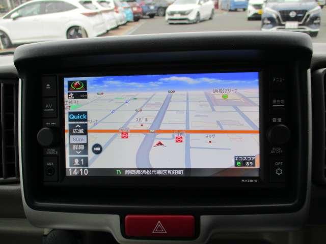 クリッパーリオ 660 E ハイルーフ 純正ナビ ドラレコ ETC LEDライト セキュリティアラーム パワースライドドア 衝突軽減 LEDヘッドライト 車線逸脱警報 バックカメラ スマートキー 禁煙車 メモリーナビ アイドリングストップ(14枚目)