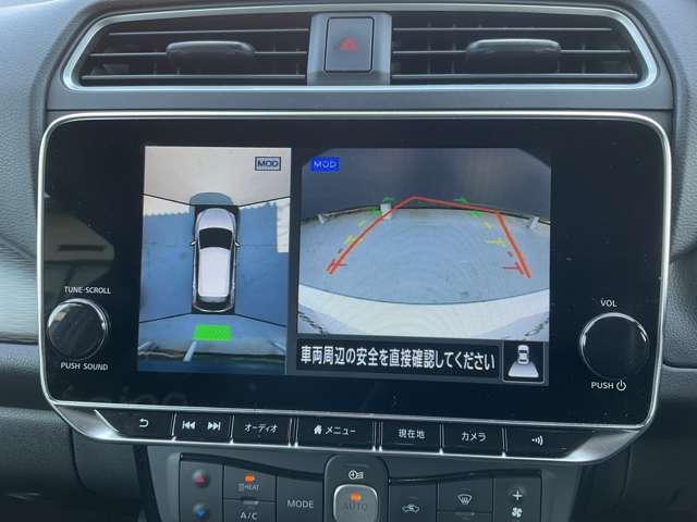 リーフ アーバンクロム　当社社用車使用　アルミホイール　踏み間違い衝突防止アシスト　アラウンドビューモニター　ＬＥＤヘッドライト　ドライブレコーダー　ＥＴＣ　インテリジェントキー　オートエアコン　車線逸脱防止　１オナ車　メモリーナビ（15枚目）