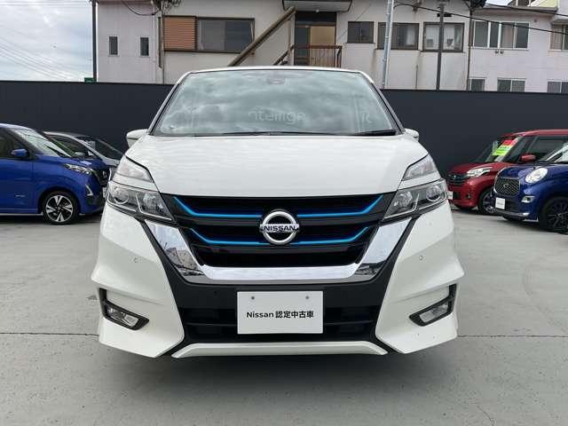 セレナ １．２　ｅ－ＰＯＷＥＲ　ハイウェイスター　Ｖ　オートパーキング・プロパイロット・アラウ　３６０°カメラ　エマジェンシーブレーキ　スマキー　ＬＥＤ　レーンアシスト　ＥＴＣ　ドラレコ　Ａストップ　イモビ　フルオートエアコン　アルミホイール　エアバック　メモリーナビ　キーフリー　ナビＴＶ（3枚目）