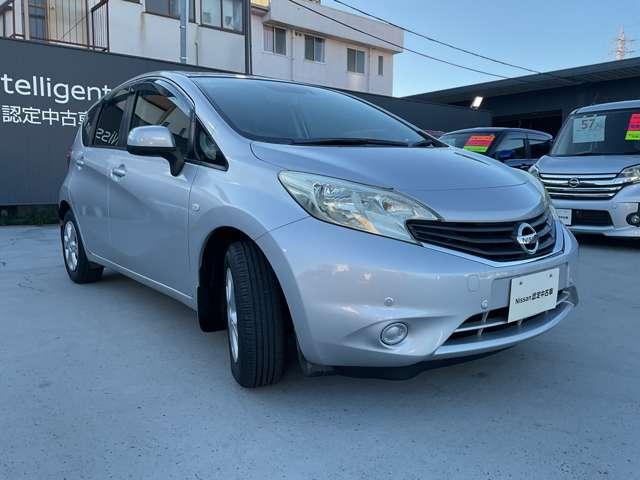 ノート １．２　Ｘ　エマージェンシーブレーキ・メモリーナビ・　全方位モニター　エコモード　ＰＷ　キーフリー　盗難防止システム　オートエアコン　ワンセグテレビ　ナビＴＶ　メモリーナビ　ＰＳ　ＡＢＳ　エアバック　インテリキ－（5枚目）