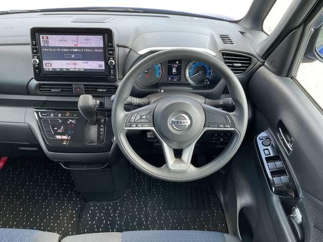 ルークス ６６０　ハイウェイスターＸ　アラウンドビューモニター・ドライブレコー　アイスト　衝突被害軽減ブレ－キ　マルチビューカメラ　車線逸脱警報装置　ＥＴＣ　ＬＥＤ　スマートキー　パワーウィンドウ　カーテンエアバック　ドライブレコーダー　ナビＴＶ　バックカメラ　パワステ　キーフリ（3枚目）