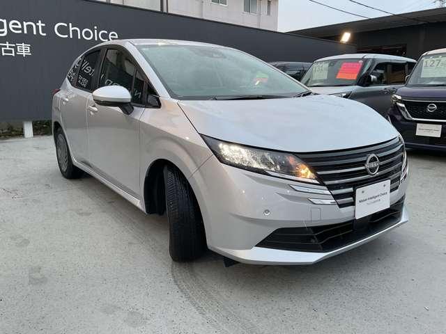 ノート 1.2 X 前後ドライブレコーダー・バックカメラ・イ リアカメラ 衝突被害軽減ブレ-キ 禁煙車 LEDヘッドライト レーンアシスト インテリジェントキー ワンオーナー ドラレコ アイドリングストップ 盗難防止システム ワンセグTV TVナビ メモリーナビ(4枚目)