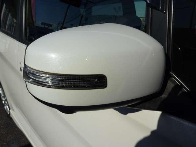 ウインカー付きドアミラーです相手車両へ案内