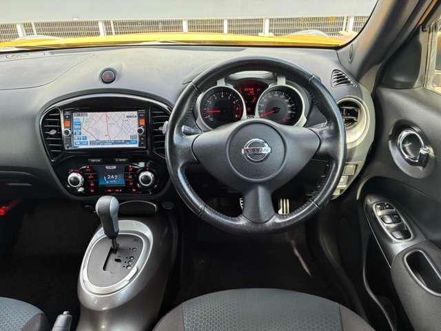 ジューク １６ＧＴ　ＦＯＵＲ　日産純正メモリーナビ　アラウンドビューモニター　ＥＴＣ　ドライブレコーダー　１７インチアルミホイール　キセノンヘッドランプ（13枚目）