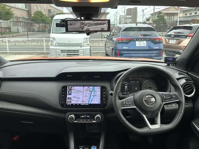 キックス X(e-POWER) プロパイロット 純正ナビ 踏み間違い防止 スマートルームミラー ETC2.0 フルセグTV Bluetooth接続 LEDヘッドライト 純正アルミ ワンオーナー 純正ドラレコ前後 ハイビームアシスト(3枚目)