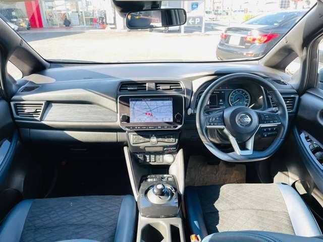 リーフ オーテック　ワンオーナー　バックカメラ　ＥＴＣ２．０　ナビ　Ｂｌｕｅｔｏｏｔｈ接続　ＵＳＢ入力端子　ＨＤＭＩ　クルーズコントロール　ハイビームアシスト　充電ケーブル　純正エアロ　シートヒーター　横滑り防止装置（4枚目）