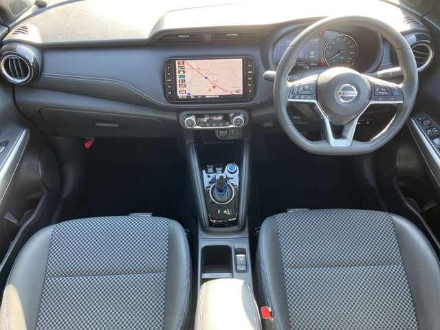 キックス 1.2 X (e-POWER) ワンオーナー 大画面ナビ 全周囲カメラ ナビ&TV ワンオ-ナ-車 追従クルコン スマートキー LEDヘッド レーンアシスト パワーステアリング 盗難防止システム ドライブレコーダー ETC 整備記録簿有 メモリーナビ サイドエアバッグ(3枚目)