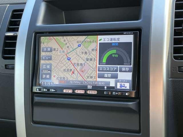 エクストレイル 2.0 20X 4WD メモリーナビ バックカメラ 取説記録簿 Bカメ キーレスキー スマキー パートタイム4WD 1オーナー 運転席助手席エアバッグ ナビテレビ イモビライザー ETC車載器 ワンセグ パワーウィンド AUTOエアコン メモリーナビ(10枚目)