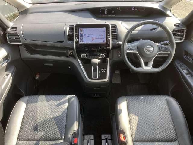 セレナ 2.0 ハイウェイスター VセレクションII ワンオーナー 防水シート 大画面ナビ バックモニタ 全周囲モニタ アイスト 寒冷地 インテリキー LEDライト ETC車載器 オートクルーズコントロール サイドエアバッグ 記録簿 ドライブレコーダー メモリ-ナビ アルミ TVナビ ABS(3枚目)