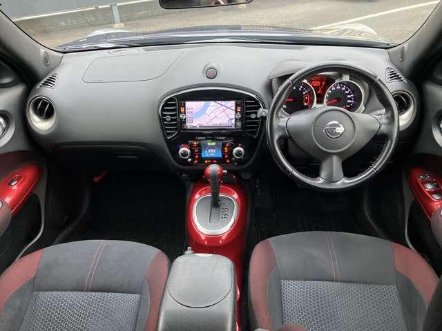 ジューク 1.5 15RX パーソナライゼーション メモリーナビ バックカメラ インテリキー ワンセグTV アルミホイール インテリジェントキー バックモニター ETC オートエアコン アイドリングストップ メモリーナビ(4枚目)