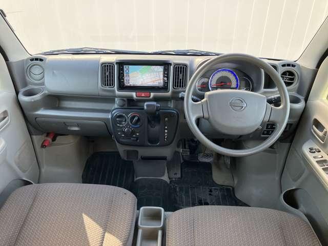 NV100クリッパーバン 660 GXターボ ハイルーフ ワンオーナー メモリーナビ バックカメラ インテリジェントエマージェンシーブレーキ 車線逸脱防止 バックカメラ ドラレコ 1オーナー キーレス フルオートエアコン PS 1セグTV メモリーナビ ABS 運転席エアバッグ ダブルエアバッグ(4枚目)