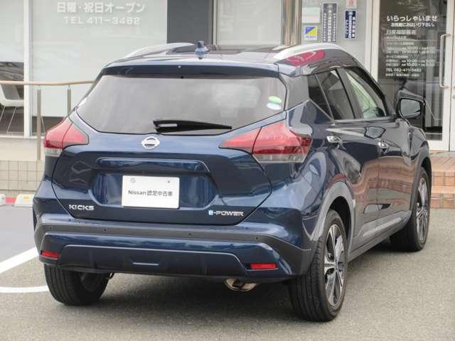 キックス 1.2 X (e-POWER) 衝突被害軽減ブレーキ ナビ&TV クルコン ワンオ-ナ-車 LEDヘッド パワーステアリング 盗難防止システム ドライブレコーダー ETC 整備記録簿有 メモリーナビ サイドエアバッグ アルミ AAC キーレス ABS(2枚目)