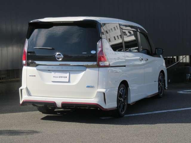 セレナ 2.0 NISMO 9インチナビ・後席モニター・プロパイ セキュリティ ワンオーナー インテリキー 記録簿 追従クルーズ 両側ASD サイドエアバッグ パワーウィンドウ Bカメラ ABS ドラレコ Aストップ アルミ オートエアコン キーフリー ETC(2枚目)