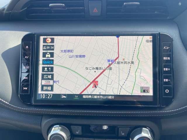 キックス 1.2 X (e-POWER) 純正9インチナビ・ドラレコ・ETC2.0 ナビ&TV 寒冷地仕様 ワンオ-ナ-車 追従クルコン スマートキー LEDヘッド レーンアシスト パワーステアリング 禁煙車 盗難防止システム ドライブレコーダー ETC 整備記録簿有 メモリーナビ(4枚目)