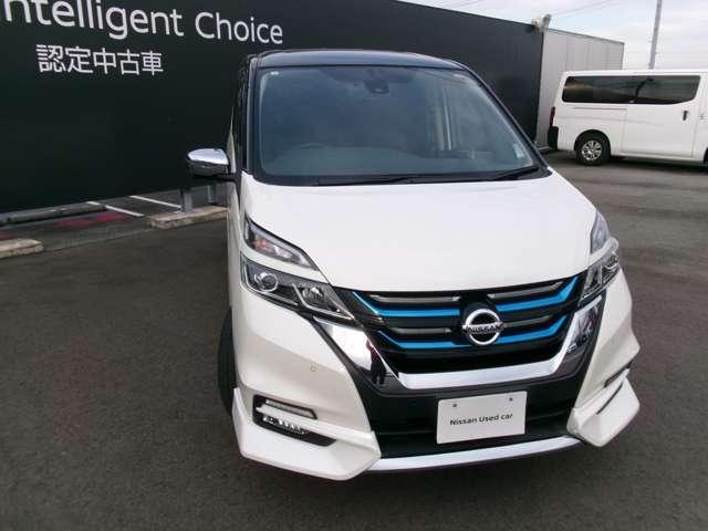 セレナ １．２　ｅ－ＰＯＷＥＲ　ハイウェイスター　Ｖ　１オーナー・９インチ純正ナビ・全方位モニタ　３６０°カメラ　エマジェンシーブレーキ　１オナ　パーキングアシスト　スマキー　ＬＥＤ　レーンアシスト　点検記録簿付　ＥＴＣ　Ａストップ　イモビ　サイドカーテンエアバック　フルオートエアコン　エアバック（7枚目）