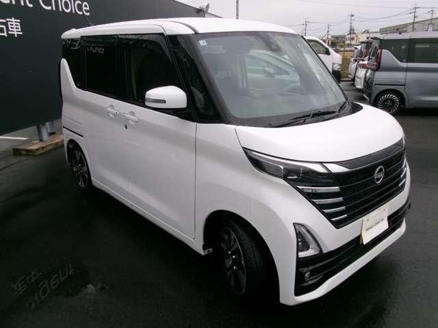 ルークス ６６０　ハイウェイスターＧターボ　プロパイロット　エディション　試乗車アップ車・９インチ純正ナビ・全方位　両側パワードア　アラウンドビュ　プリクラッシュセーフティー　メモリナビ　アダプティブクルコン　レーンキープ　展示試乗車ＵＰ　インテリキ－　ＬＥＤヘッドライト　アイドリングストップ　ドライブレコーダー（6枚目）