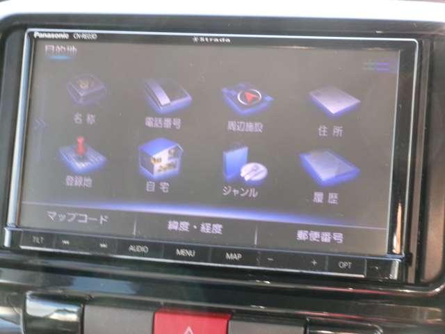 タント ６６０　カスタム　ＲＳ　Ｐａｎａｓｏｎｉｃ　ＣＮ－ＲＥ０３Ｄ装備・バックカメラ・フ　ＥＴＣ付　リア左側パワースライドドア　セキュリティ　運転席助手席エアバッグ　ＴＶナビ　インテリジェントキー　ＡＵＴＯエアコン　リモコンキー　ＡＷ　メモリナビ　ＰＳ　パワーウインド　運転席エアバック（10枚目）